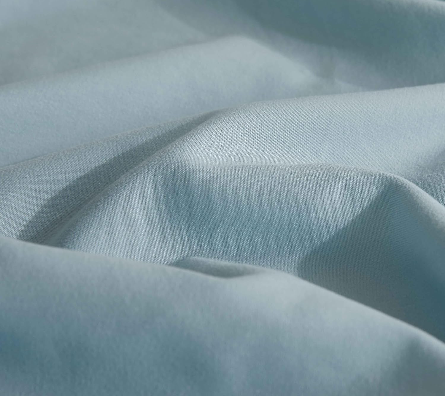 Vintage Washed Microfibre Standard Pillowcases - Twin-Pack - Blue