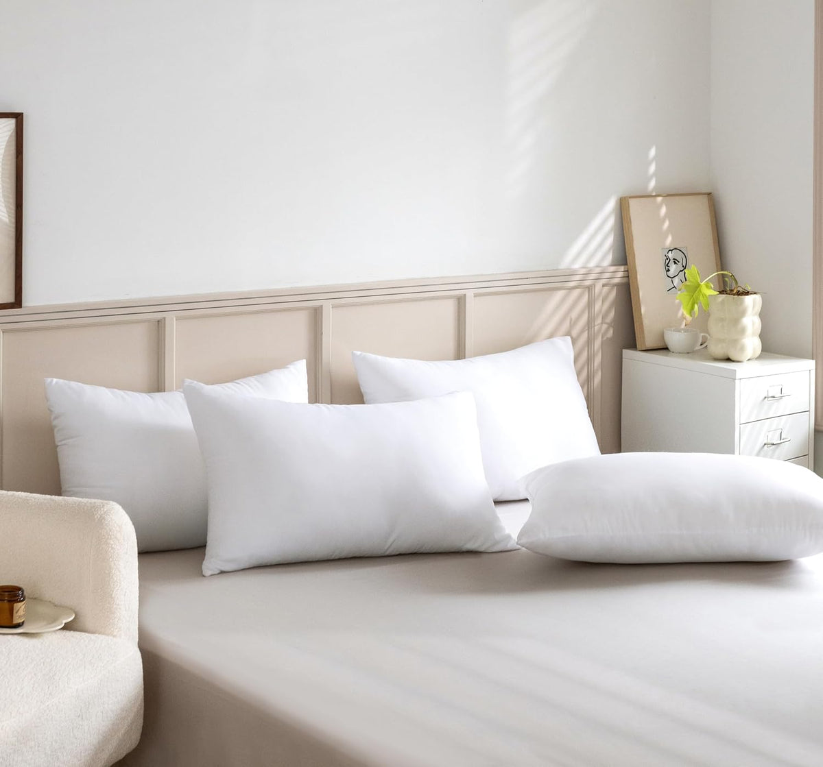 Luxury Plush Down Microfibre Medium Firm Pillows