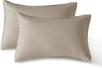 Vintage Washed Microfibre Sheet Set with Pillowcases - Linen