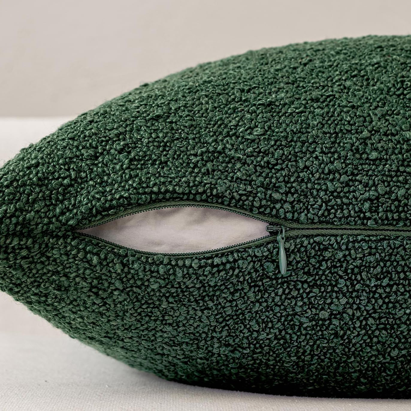Boucle European Pillowcases - Forest - Twin Pack