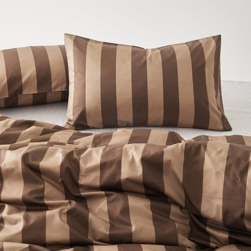 100% Cotton 250TC Reversible Quilt Cover Set - Eli