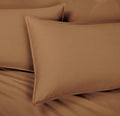 Vintage Washed Cotton Standard Pillowcases - Twin-Pack - Rust