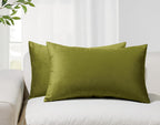 Velvet Cushion Covers - Twin-Pack - Green