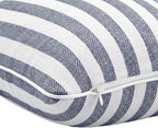 2-Pack Yarn-Dyed Linen-Cotton Cushion Covers - Navy - 45x45cm