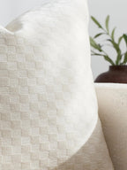 Chenille Waffle Cushion Covers - Twin-Pack - Oatmeal, 30cm x 50cm