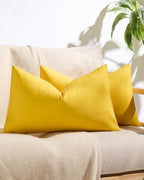 Outdoor Waterproof Cushion Covers - Yellow, 30x50cm