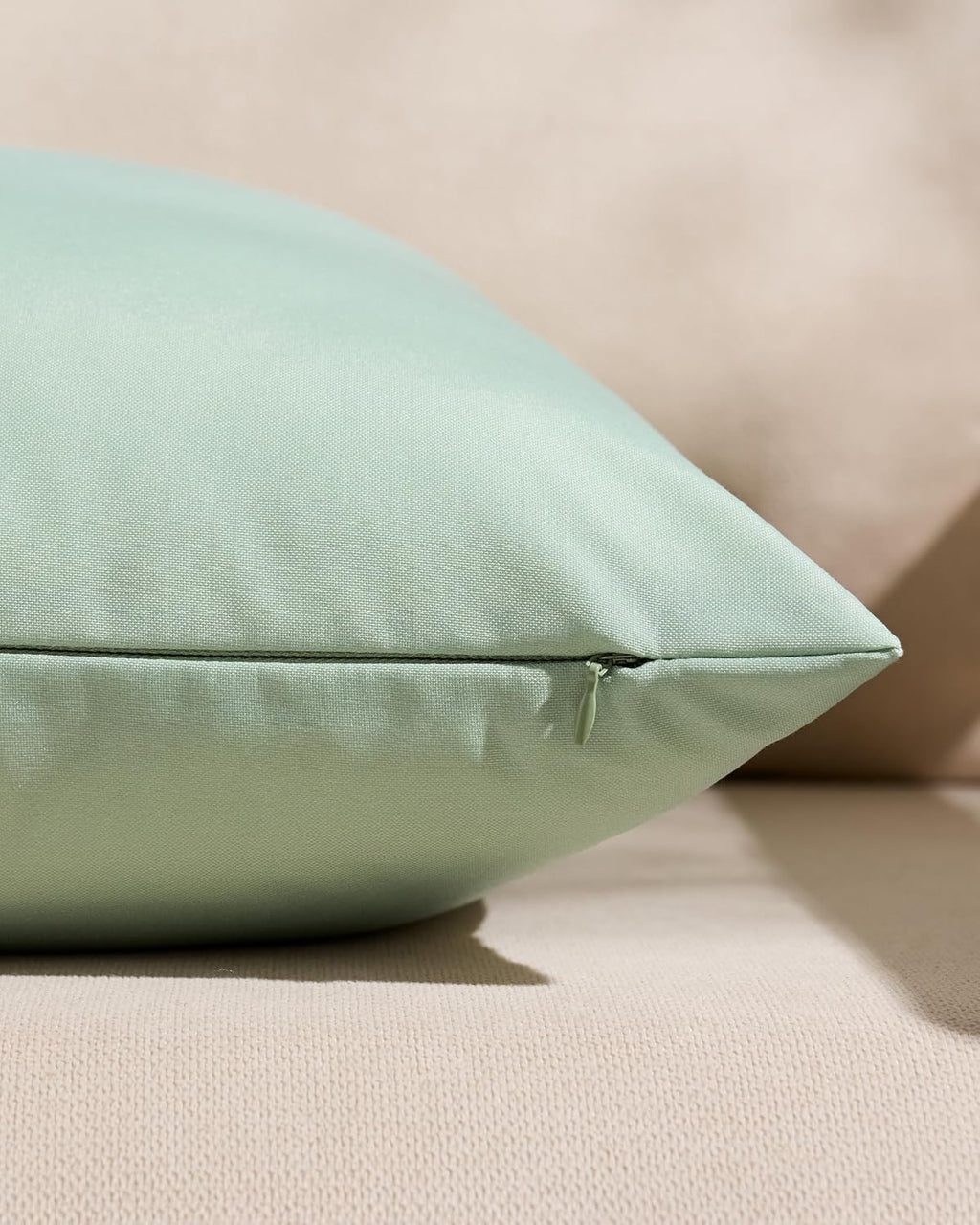 Outdoor Waterproof Cushion Covers - Sage Green, 45x45cm