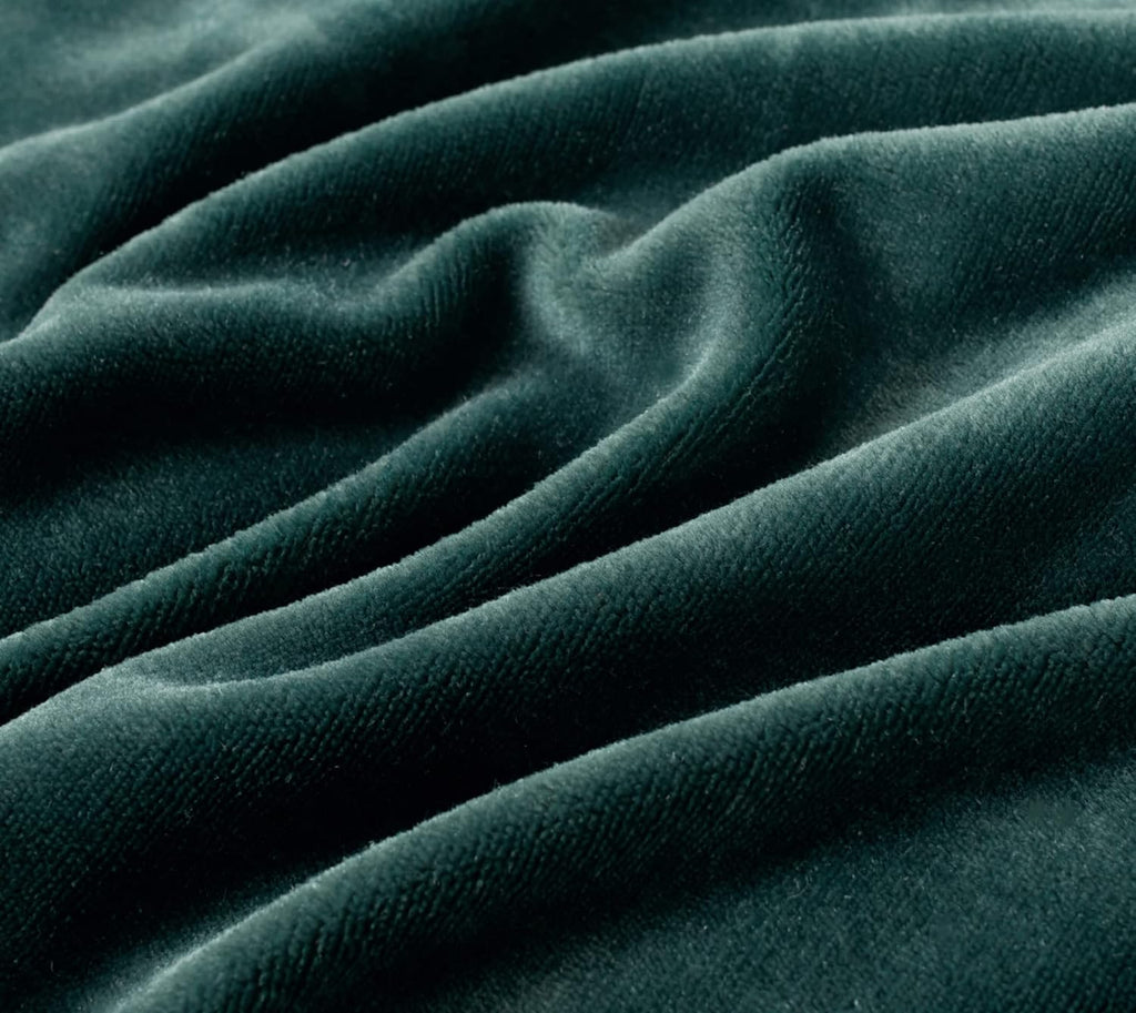 Teddy Sherpa Standard Pillowcases - Twin-Pack - Emerald Green - 48cm x 73cm