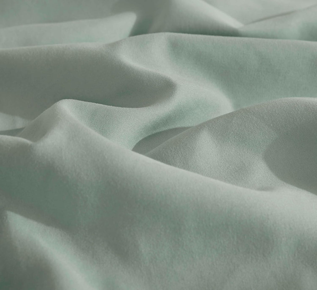 Vintage Washed Microfibre Sheet Set with Pillowcases - Sage