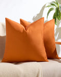 Outdoor Waterproof Cushion Covers - Orange, 45x45cm