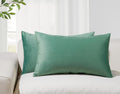 Velvet Cushion Covers - Twin-Pack - Sage
