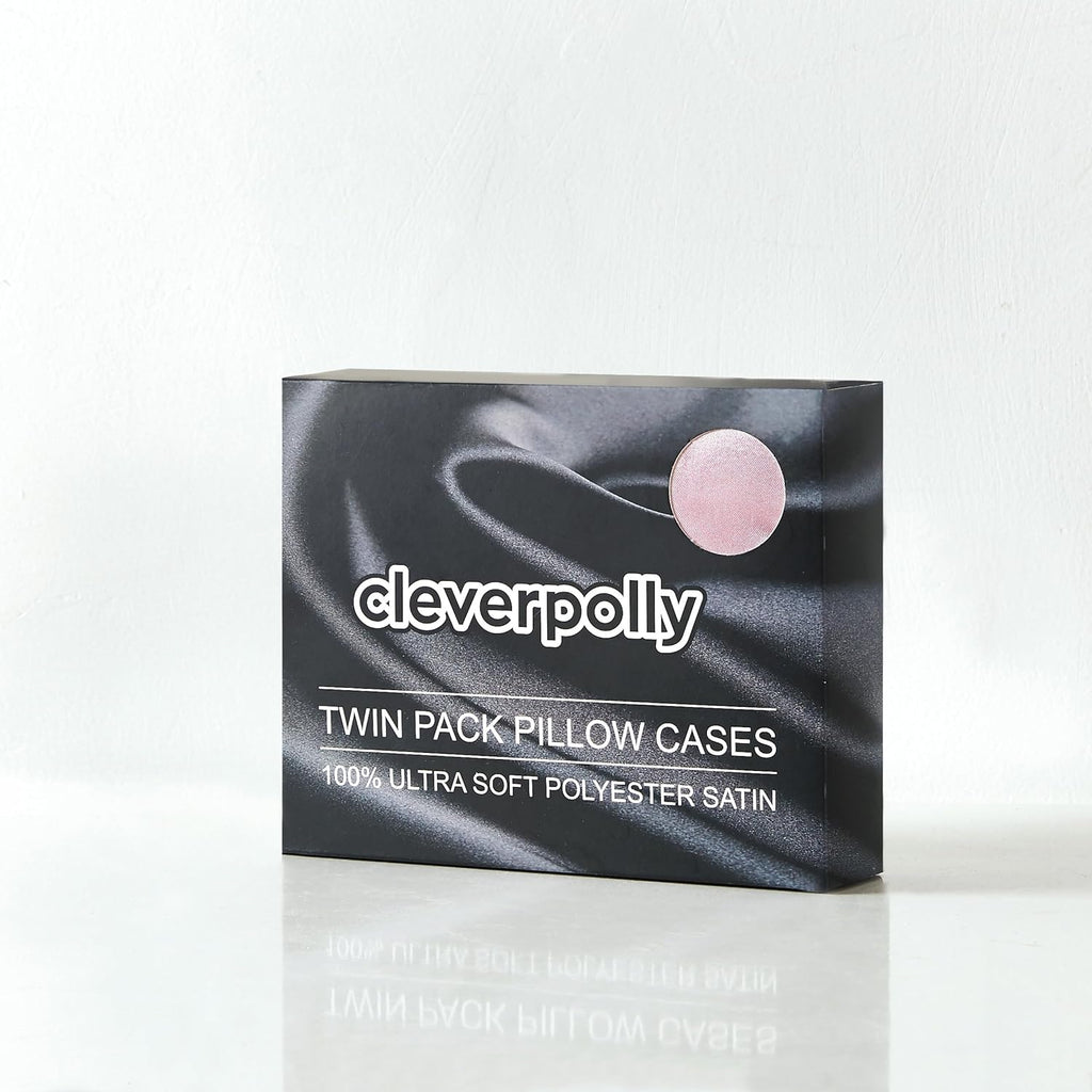 Satin Pillowcases - Twin-Pack - Pink