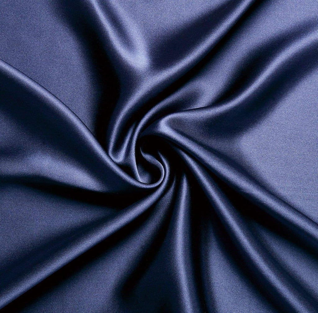 100% Mulberry Silk Pillowcase - Twin-Pack - Navy Blue