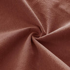 Linen-Cotton European Pillowcases - Soft & Breathable with Hidden Zipper Design - Brick, 65x65cm