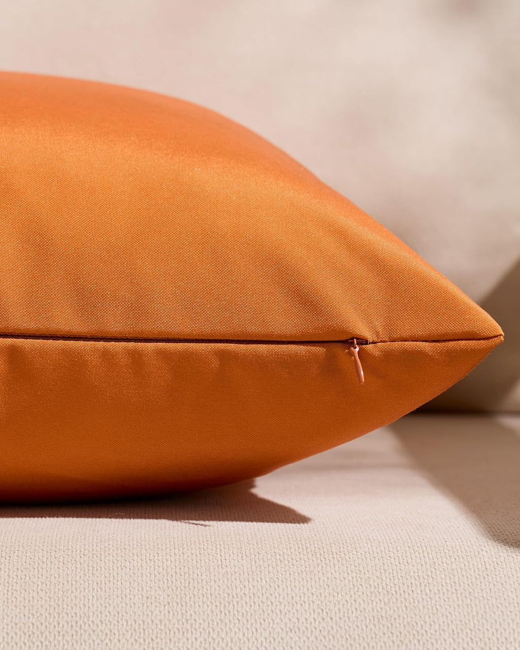 Outdoor Waterproof Cushion Covers - Orange, 45x45cm