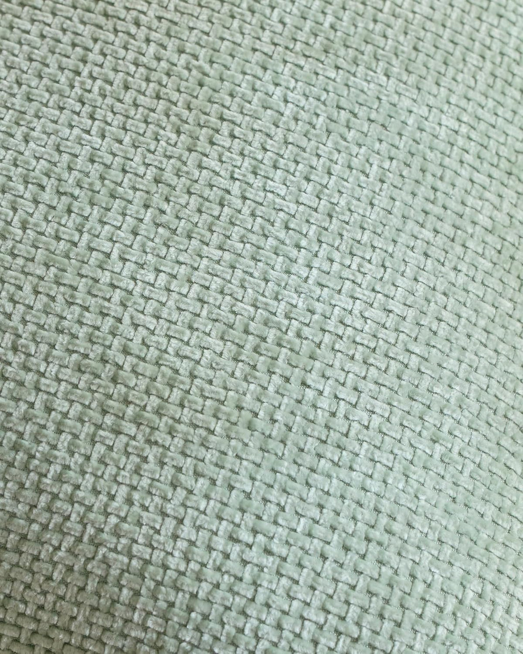 Chenille Grid Cushion Covers - Pack of 2 - Sage, 45cm x 45cm