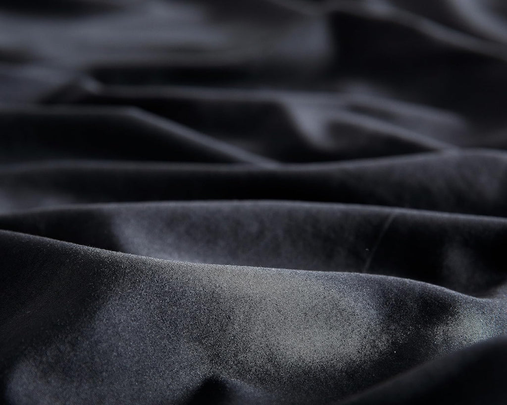 Vintage Washed Microfibre Sheet Set with Pillowcases - Black