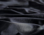 Vintage Washed Microfibre Sheet Set with Pillowcases - Black