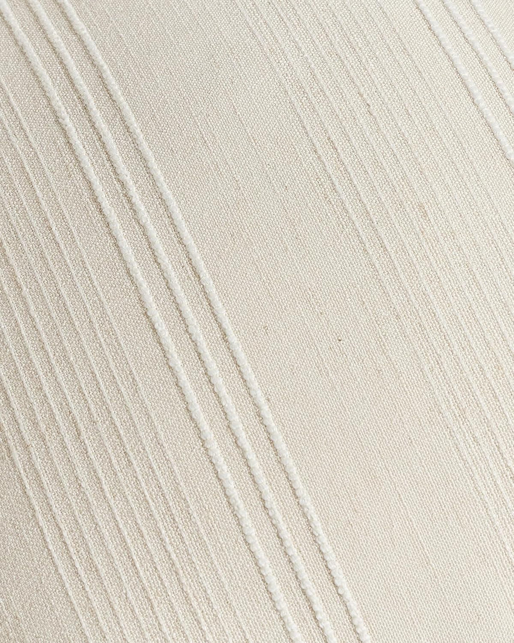 Linen Blend Striped Cushion Covers, Set of 2, Beige, 30x50cm