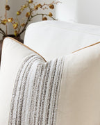 Wabi Stripe Cushion Covers - Twin-Pack - Oatmeal, 45cm x 45cm