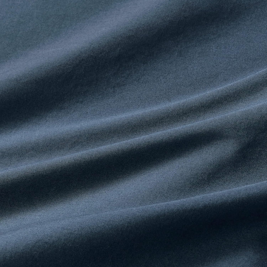 Vintage Washed Cotton Fitted Sheet Combo Set - Indigo