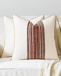 Wabi Stripe Cushion Covers - Twin-Pack - Terracotta, 45cm x 45cm