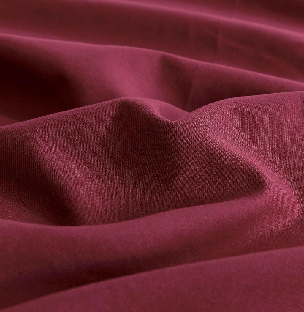 Vintage Washed Microfibre Standard Pillowcases - Twin-Pack - Burgundy