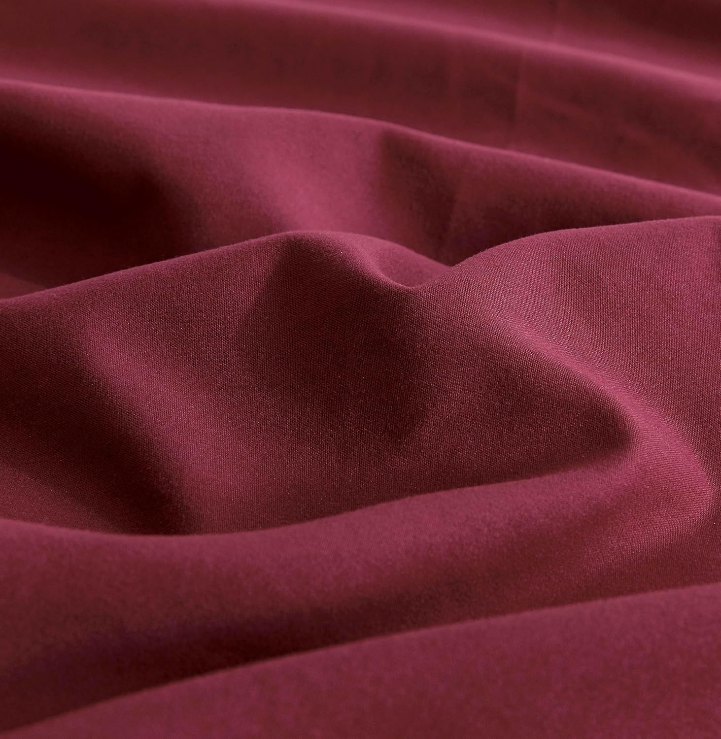 Vintage Washed Microfibre Standard Pillowcases - Twin-Pack - Burgundy
