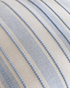 Heritage Linear Woven Cushion Covers - Twin-Pack - Sky, 45cm x 45cm