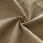 Linen-Cotton European Pillowcases - Soft & Breathable with Hidden Zipper Design - Tan, 65x65cm