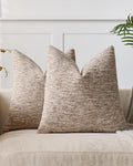 Speckled Bouclé Cushion Covers - Twin-Pack - Natural, 45cm x 45cm