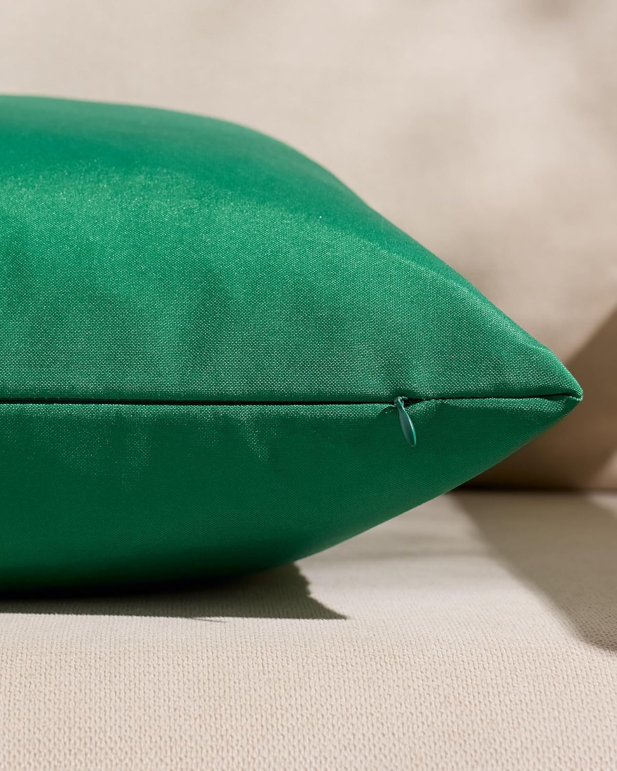 Outdoor Waterproof Cushion Covers - Emerald Green, 45x45cm