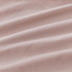 Vintage Washed Cotton Fitted Sheet Combo Set - Pink