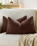 Bubble Corn Cushion Covers - Twin-Pack - Brown, 30cm x 50cm