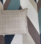 100% Cotton 250TC Reversible Quilt Cover Set - Oliver