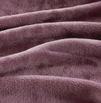 Teddy Sherpa Standard Pillowcases - Twin-Pack - Mauve - 48cm x 73cm