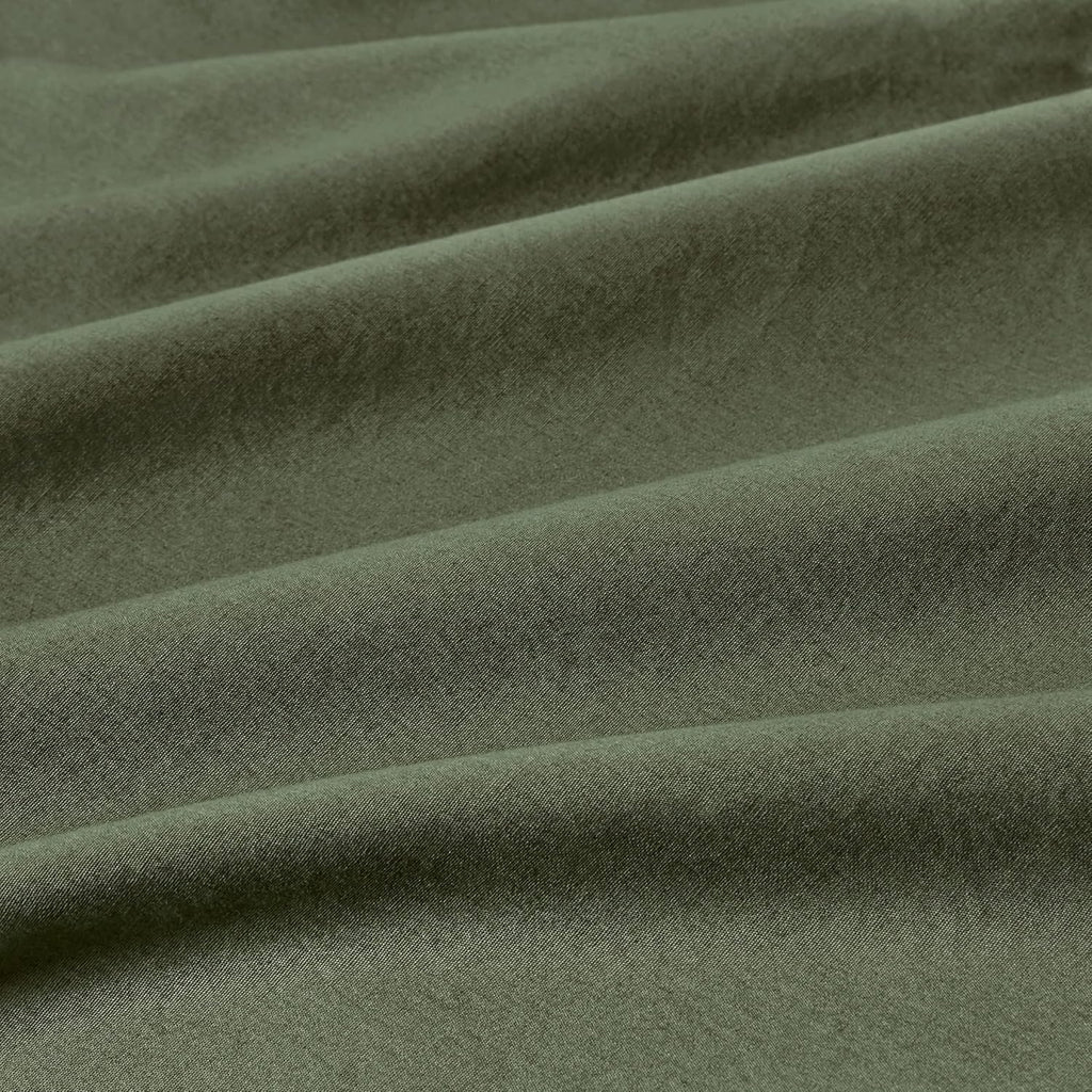 Vintage Washed Cotton Fitted Sheet Combo Set - Khaki Green