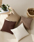 Bubble Corn Cushion Covers - Twin-Pack - Brown, 45cm x 45cm