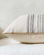 Wabi Stripe Cushion Covers - Twin-Pack - Oatmeal, 45cm x 45cm
