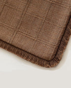 Linen-Look Cushion Covers - Twin-Pack - Cinnamon, 45cm x 45cm
