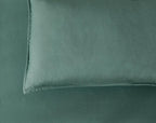 Bamboo Microfibre European Pillowcases - One Pair - Green