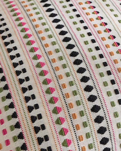 Bohemian Dot Woven Cushion Covers - Twin-Pack - Multicolour, 30cm x 50cm