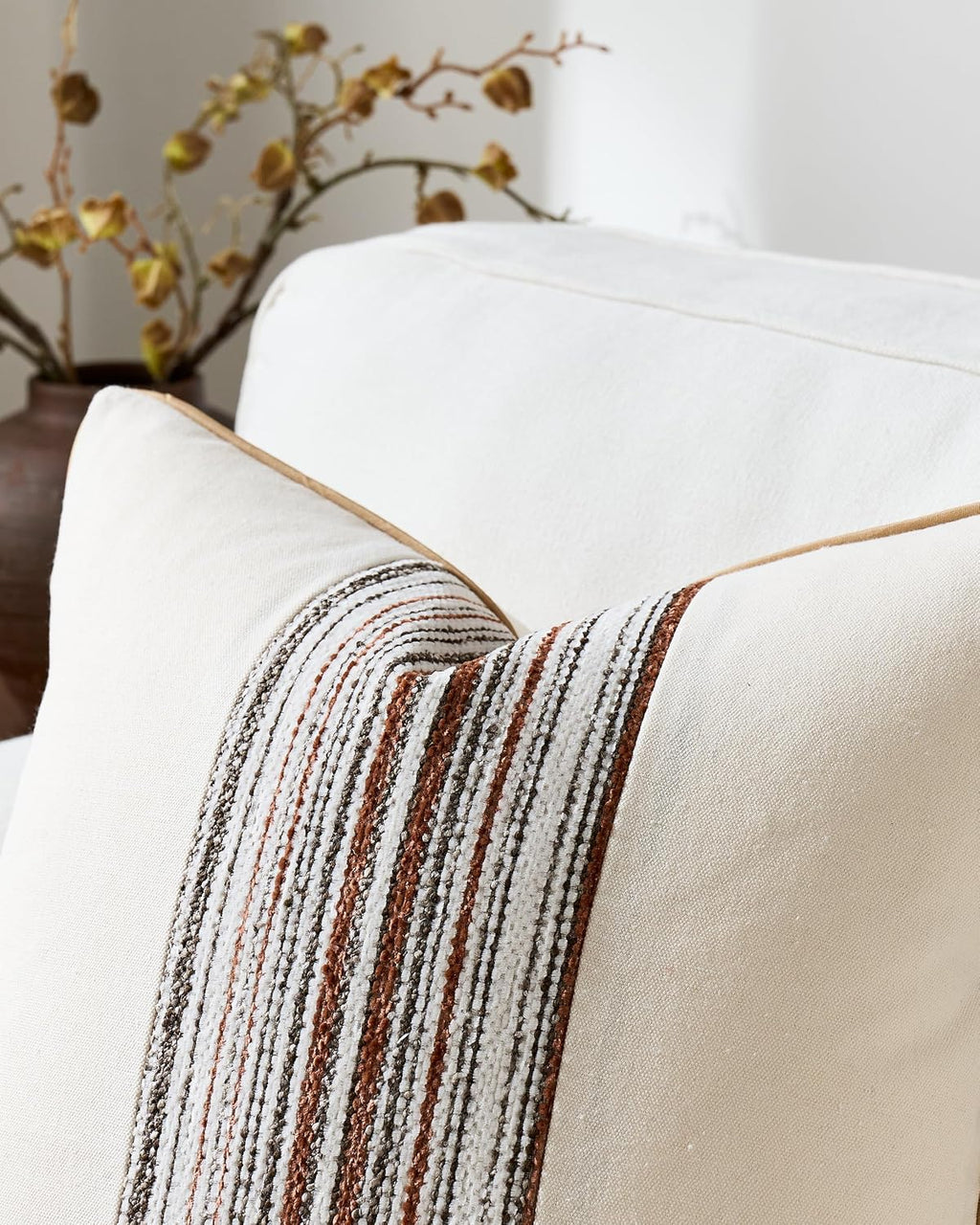 Wabi Stripe Cushion Covers - Twin-Pack - Multicolour, 45cm x 45cm