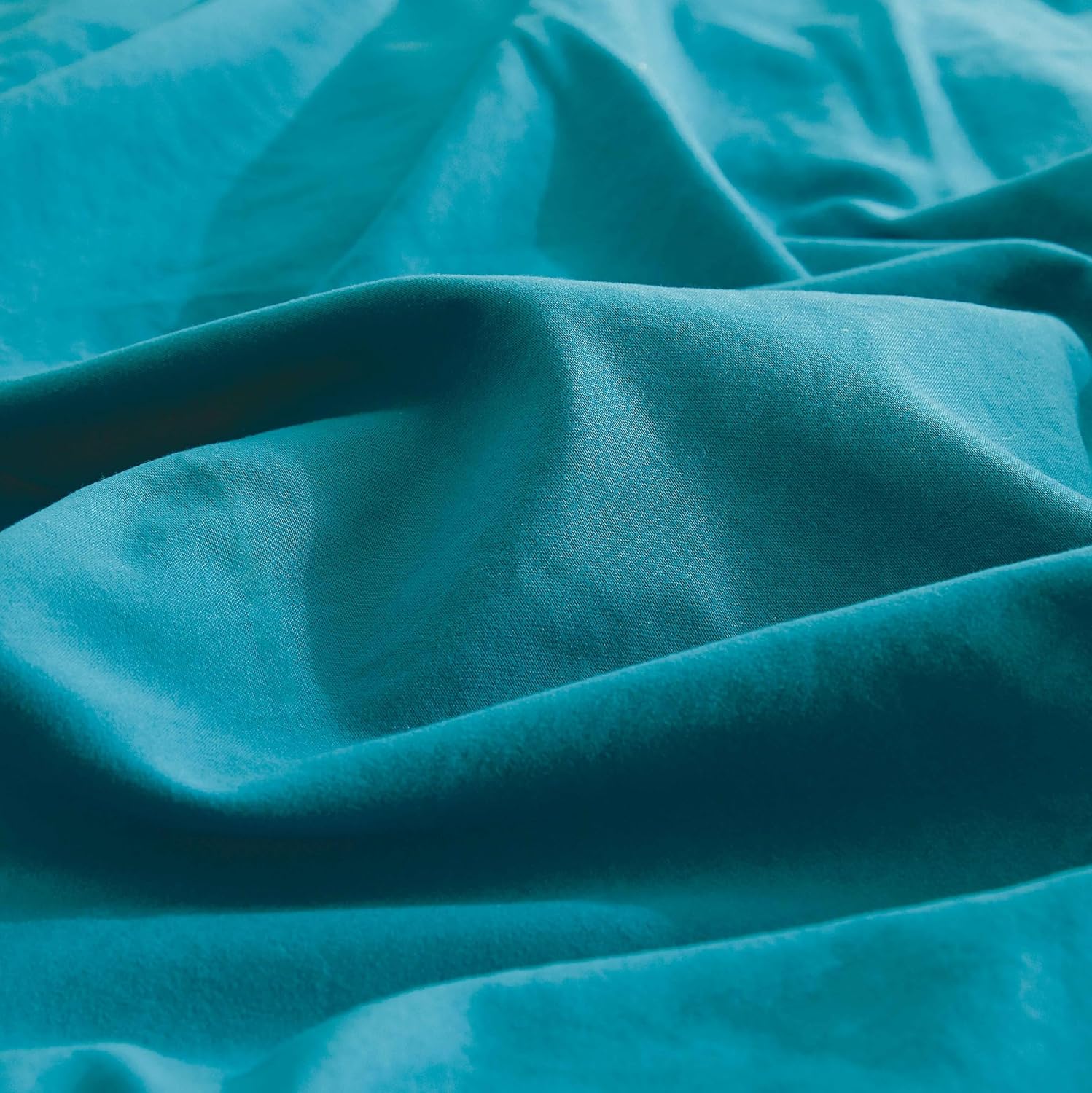 Vintage Washed Microfibre Standard Pillowcases - Twin-Pack - Teal