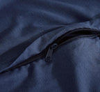 Gioia Casa Bamboo Microfibre Quilt Cover Set - Breathable, Moisture-Wicking & Hypoallergenic - Navy