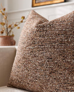 Speckled Bouclé Cushion Covers - Twin-Pack - Brown, 45cm x 45cm