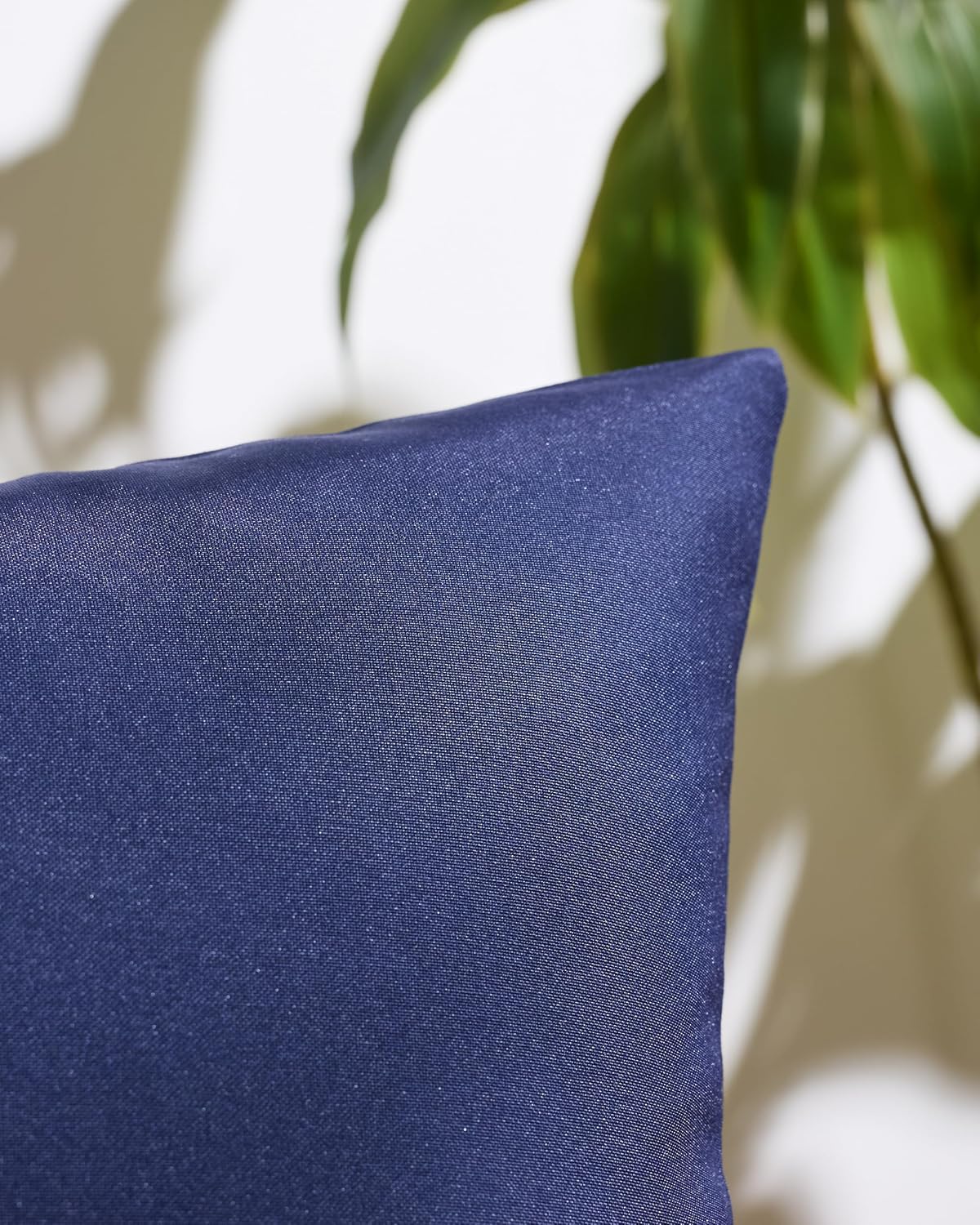 Outdoor Waterproof Cushion Covers - Navy Blue, 45x45cm