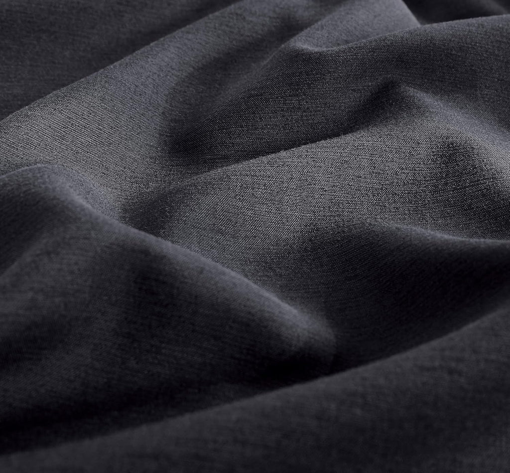 Bamboo Microfibre European Pillowcases - One Pair - Charcoal