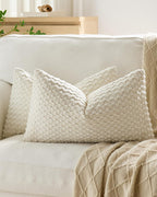 Bubble Corn Cushion Covers - Twin-Pack - Snow, 30cm x 50cm