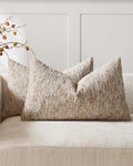 Speckled Bouclé Cushion Covers - Twin-Pack - Natural, 30cm x 50cm